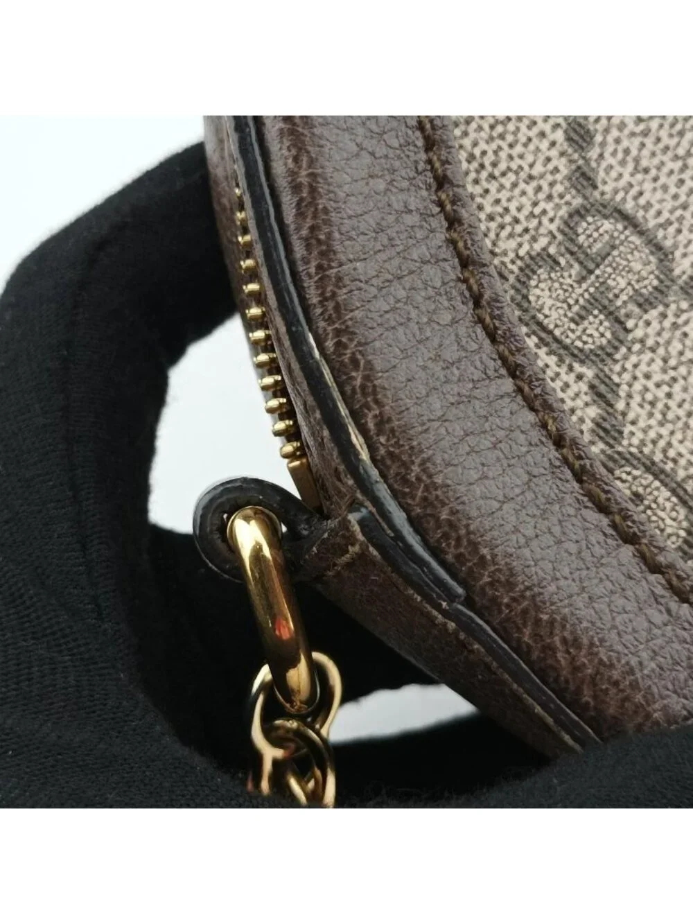 Gucci Ophidia Brown Beige Multi Leather Shoulder Bag
